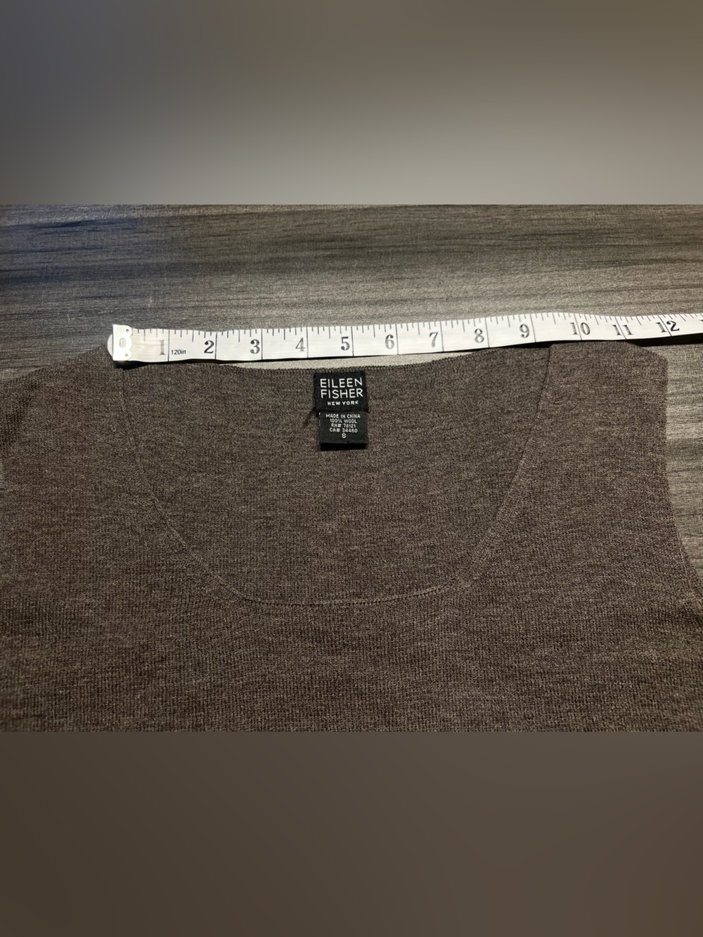 EILEEN FISHER Women’s Small Brown Sweater Tank - Picture 9 of 9